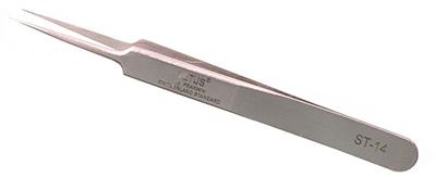 ST-14 Super fine tip precision stainless steel tweezer
