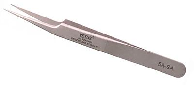 5A-SA Pointed tip stainless steel industrial tweezer