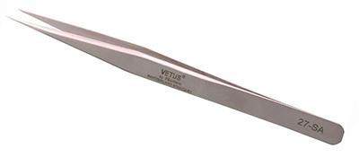 27-SA Ultra-pointed tip stainless steel precision tweezer
