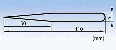 ST-10 Ultra-pointed tip short tweezers