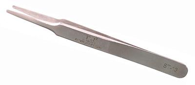 ST-13 Broad tip precision stainless steel tweezers