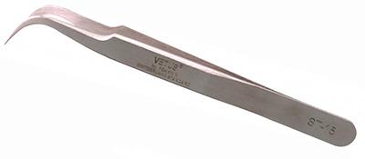 ST-15 Fine curved tip precision stainless steel tweezers