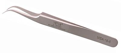 MSA-16-5 stainless steel curved tweezers