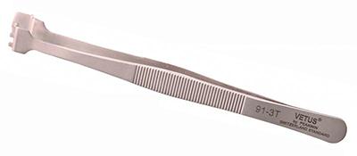 91-3T stainless steel wafer tweezers